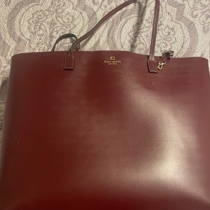 Kate Spade tote burgundy